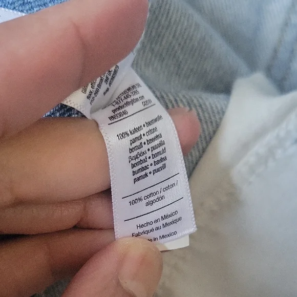 American Apparel Light Blue Jean Shorts - Picture 5 of 10